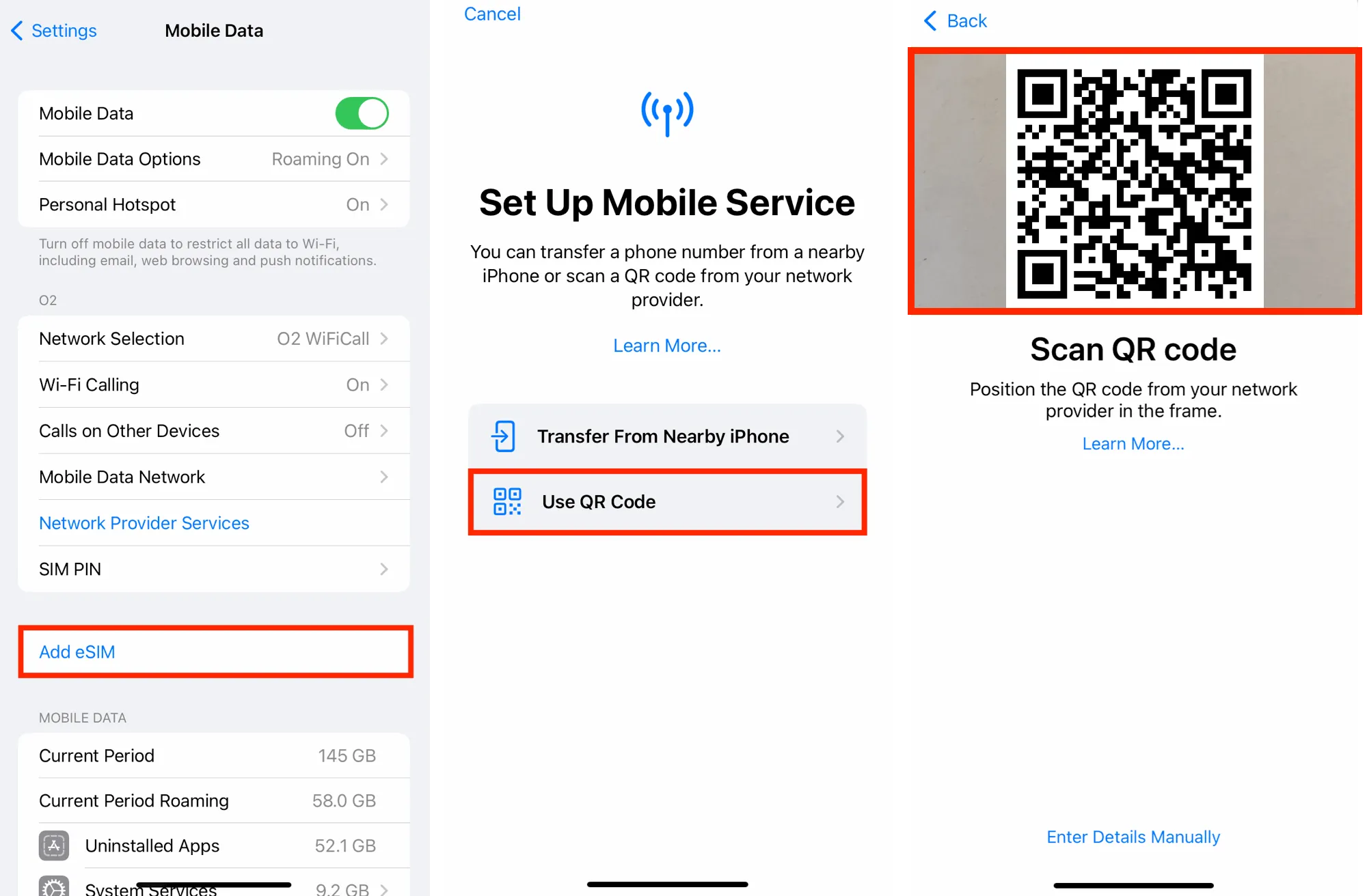 Install your eSIM on your iPhone
